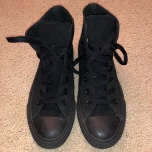 All Black Converse